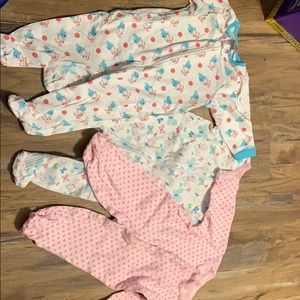 3 footie pajamas